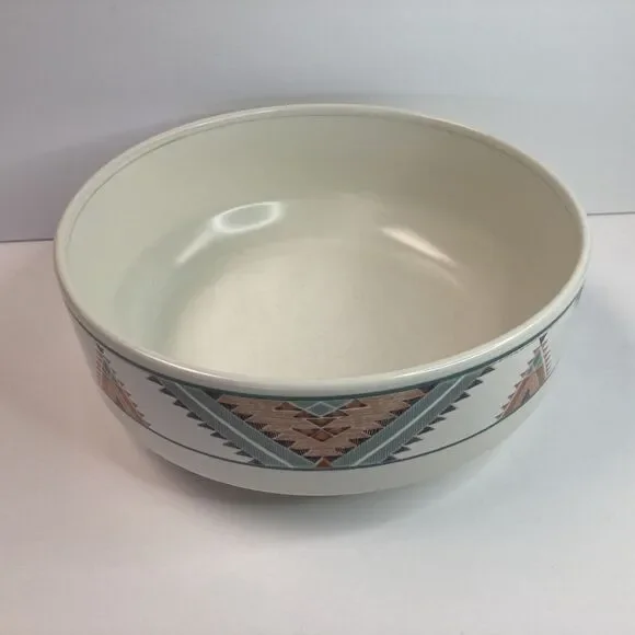 Mikasa Santa Fe Serving Bowl 9 3/8 inch diameter Intaglio CAC24 Stoneware - Picture 5 of 10